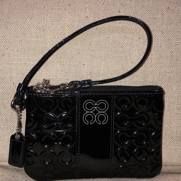 COACH Patent Leather Wristlet - Picture 2 of 6